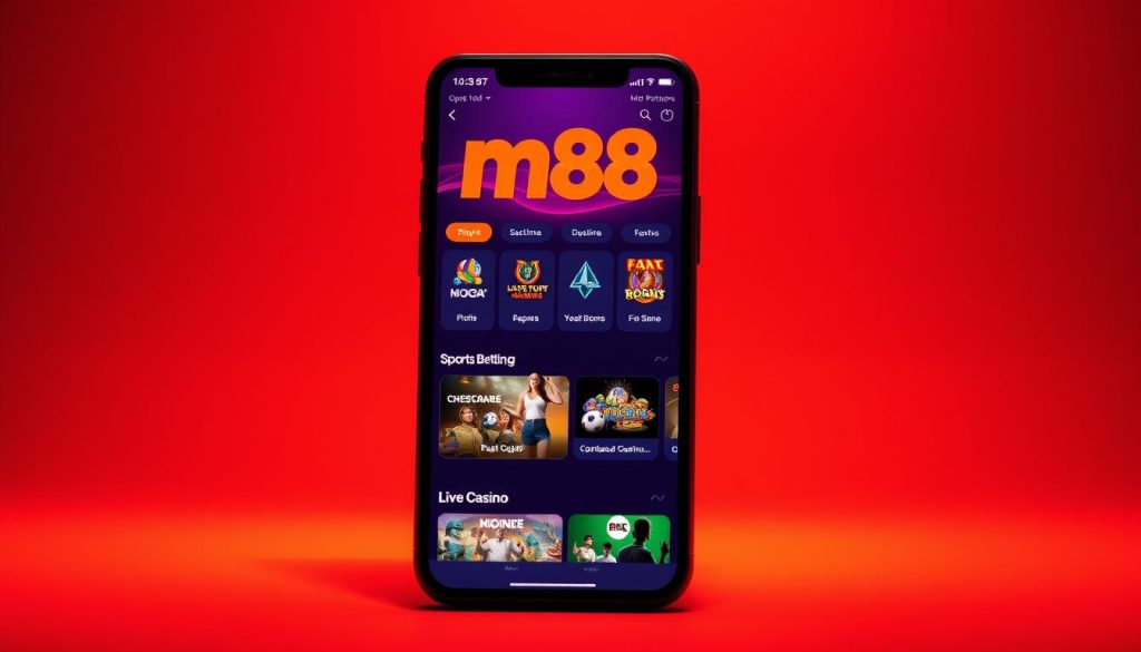 m88 mobile interface