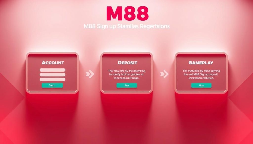 สมัคร M88 3 ขั้นตอน