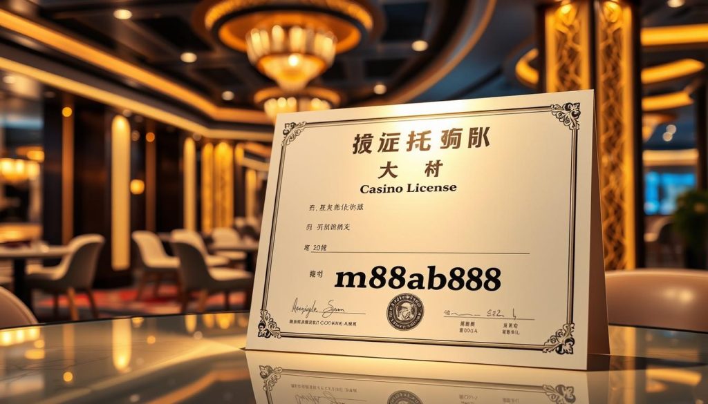 ใบอนุญาตคาสิโน m88ab88