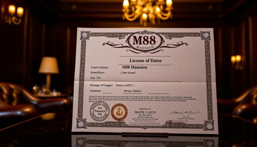 ใบอนุญาตคาสิโนและระบบความปลอดภัย M88 Mansion